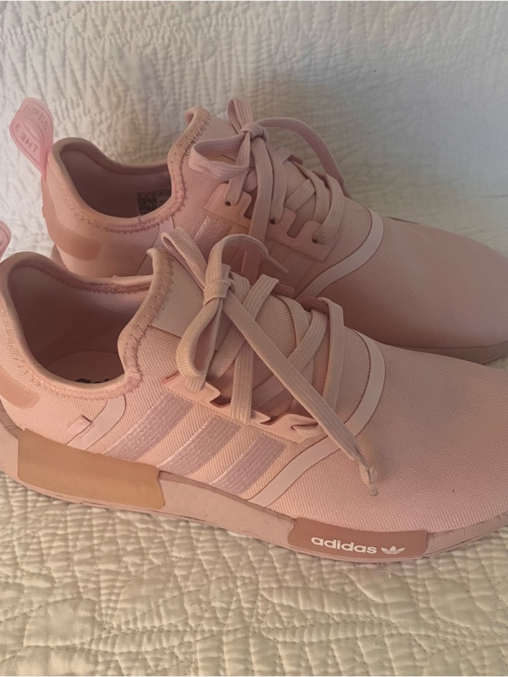 adidas Women’s Blush Pink NMD-Style Sneakers - Picture 2 of 8